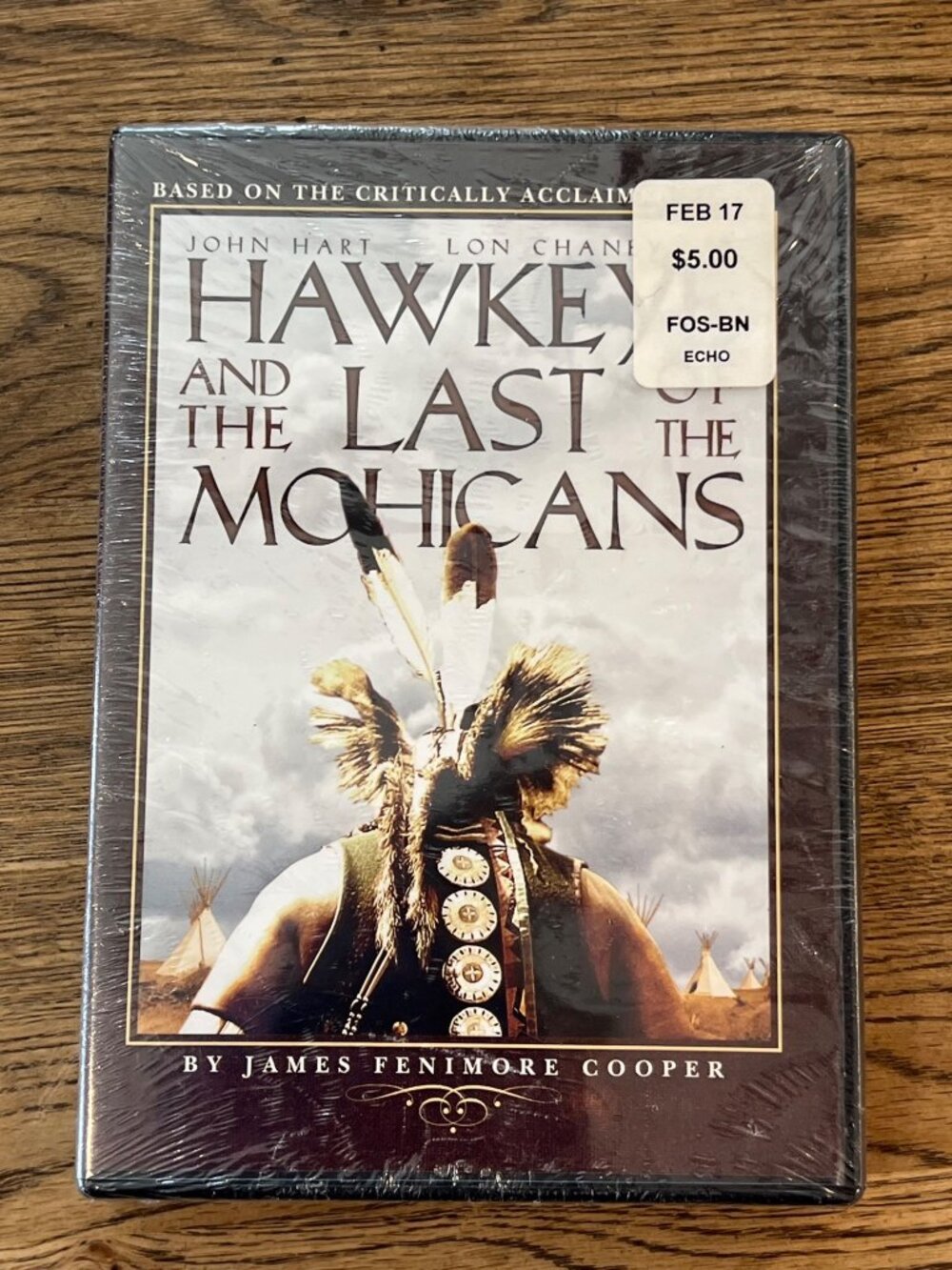 Hawkeye And The Last Of The Mohicans 1957 DVD Action Drama John Hart New Sealed